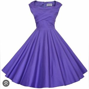 Maggie Tang 50s 60s Vintage Swing Picnic Party Casual Cocktail Dress      X36-31